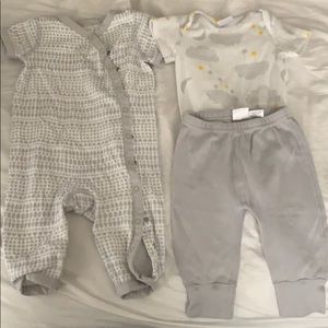 Hanna Andersson gender neutral 3 piece set